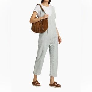 Free People High Roller Railroad Jumpsuit